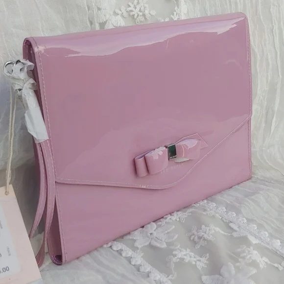🐰Ted Baker Cersei Lilac Envelope Clutch,NWT - Picture 1 of 14